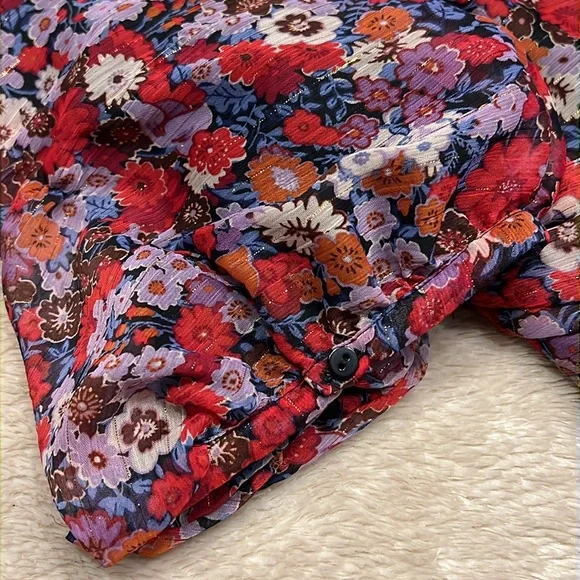 ZARA Multicolor Floral Mini Dress - Picture 12 of 16